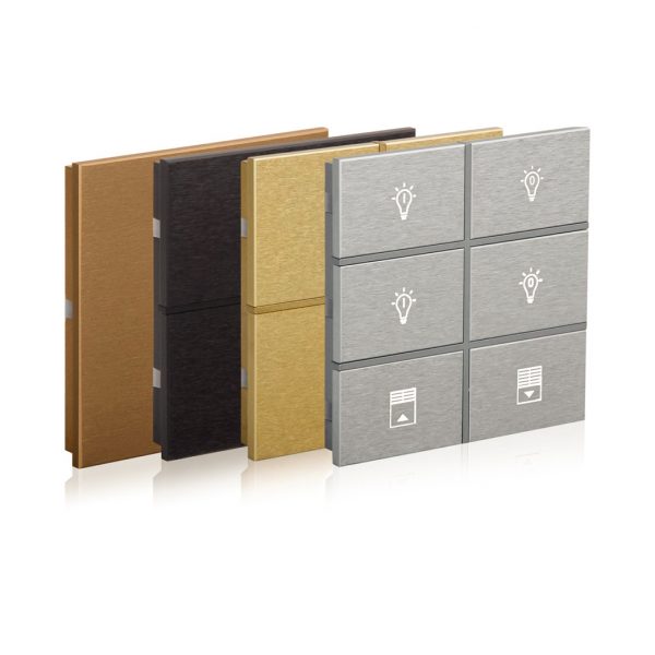 EAE Rosa Metal KNX Touch Switches
