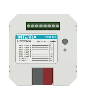 ITR106-0011 Interra KNX 6 Ch Analog Input Thermostat