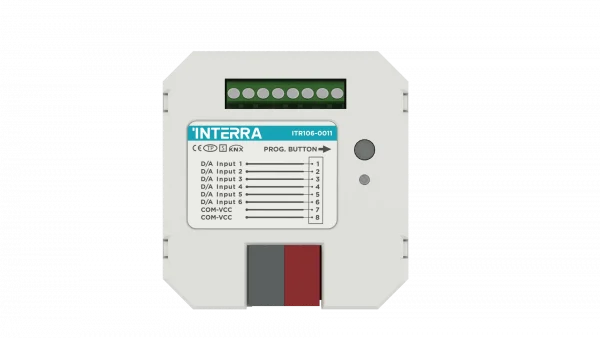 ITR106-0011 Interra KNX 6 Ch Analog Input Thermostat
