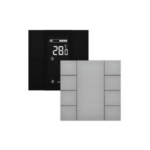 Interra iSwitch+ Aluminium KNX Thermostat Room Controller