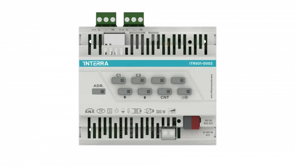 ITR501-0002 Interra KNX 2-Channel Universal Dimmer 300W