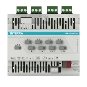 ITR501-0004 Interra KNX 4-Channel Universal Dimmer 250W