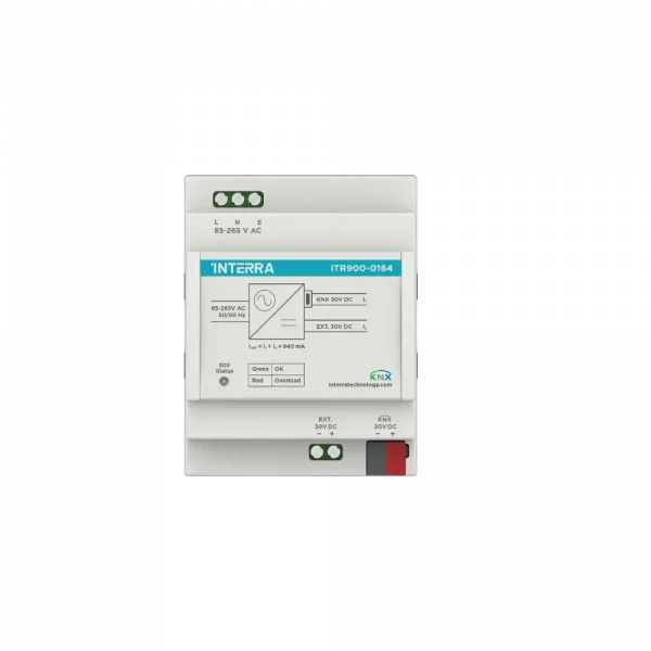 ITR900-0164 Interra KNX Power Supply 640 mA Auxiliary Output