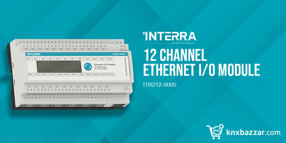 Interra ITR212-0005 KNX I/O Module for smart building automation