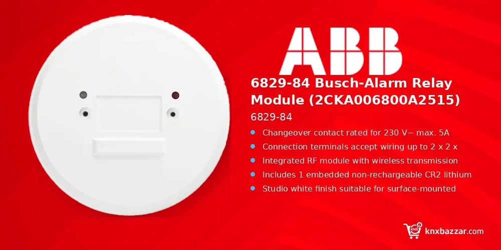 ABB 6829-84 Busch-Alarm Relay Module