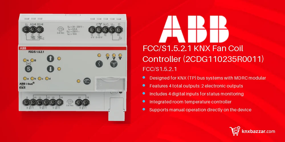 ABB FCC/S1.5.2.1 KNX Fan Coil Controller
