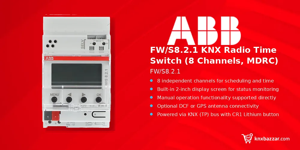 ABB FW/S8.2.1 KNX Radio Time Switch