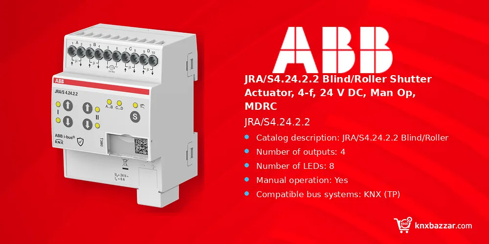 ABB JRA/S4.24.2.2 KNX actuator