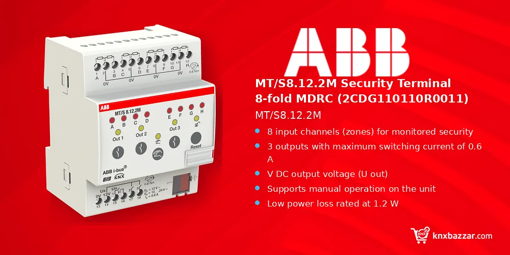 ABB MT/S8.12.2M KNX security terminal
