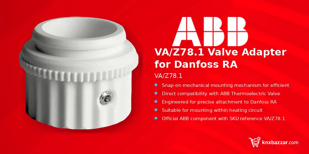 ABB VA/Z78.1 Danfoss RA valve adapter