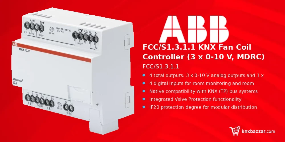 ABB FCC/S1.3.1.1 KNX Fan Coil Controller