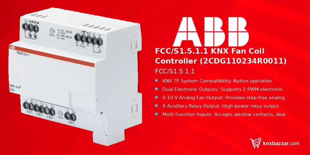 ABB FCC/S1.5.1.1 KNX Fan Coil Controller