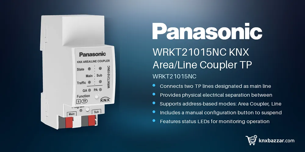 Panasonic WRKT21015NC KNX Area Line Coupler