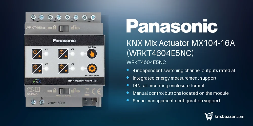 Panasonic KNX Mix Actuator MX104-16A