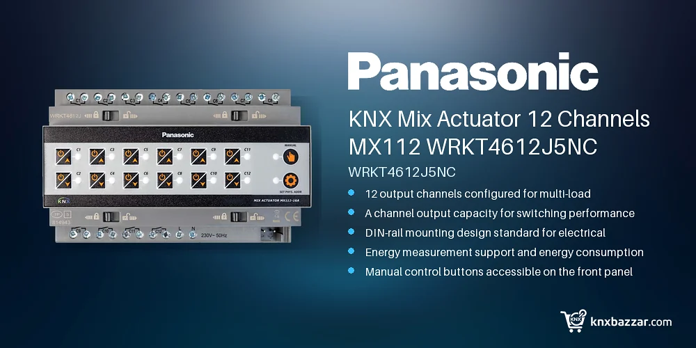 Panasonic WRKT4612J5NC KNX Mix Actuator