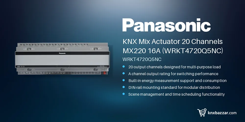 Panasonic WRKT4720Q5NC KNX Actuator