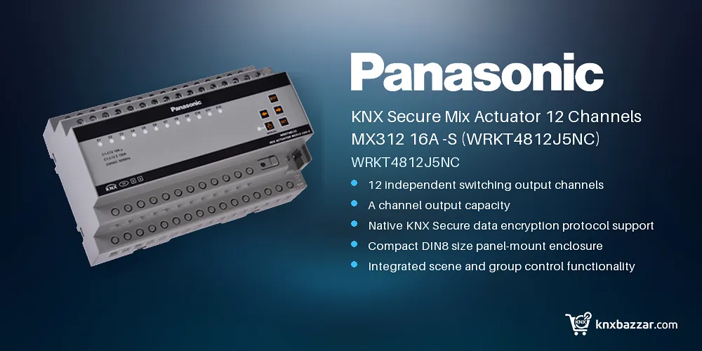 Panasonic WRKT4812J5NC KNX Secure Actuator