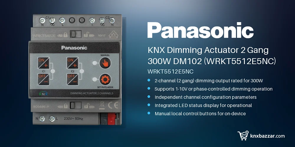 Panasonic WRKT5512E5NC KNX Dimming Actuator