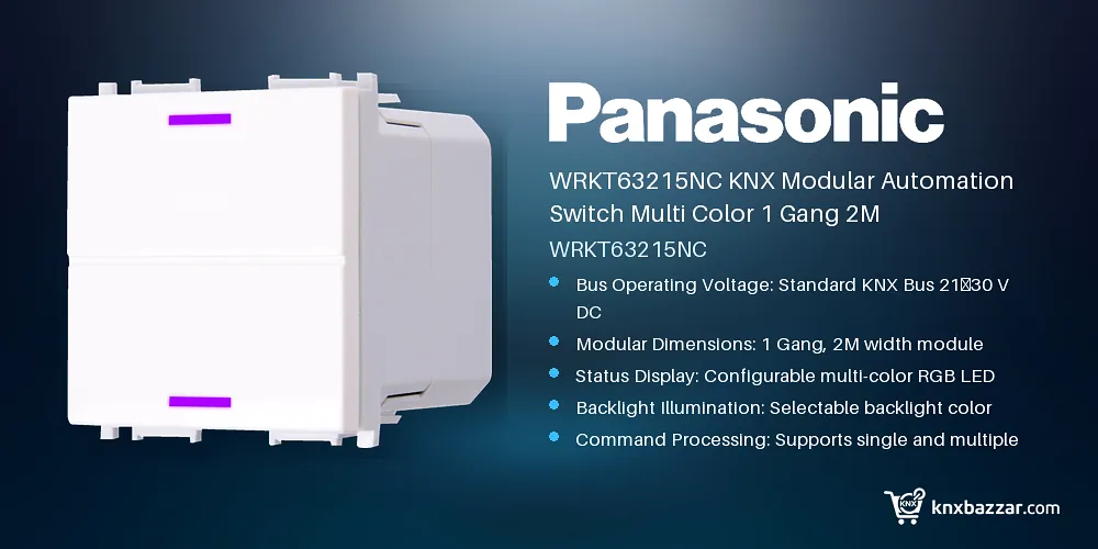 Panasonic WRKT63215NC KNX modular switch