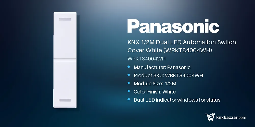 Panasonic WRKT84004WH KNX switch cover