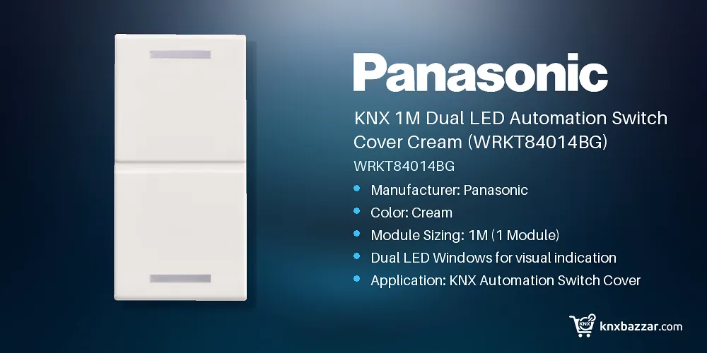 Panasonic WRKT84014BG KNX switch cover