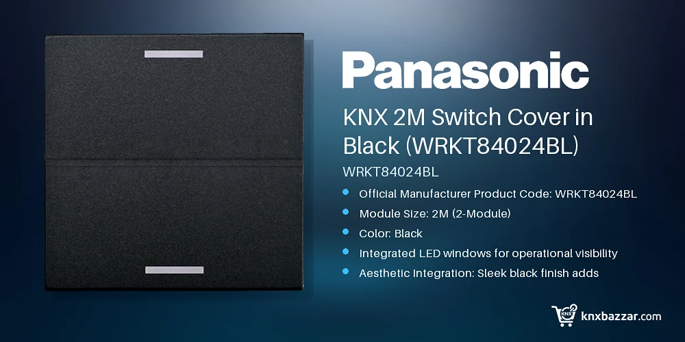 Panasonic WRKT84024BL KNX switch cover