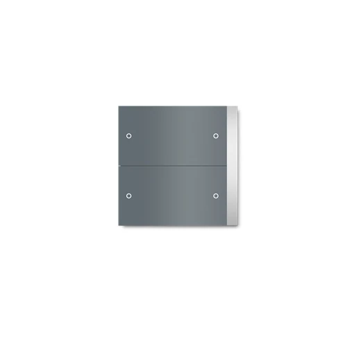 ABB PEB/U2.0.1-151 Control Element 2/4-Fold Matt Platinum