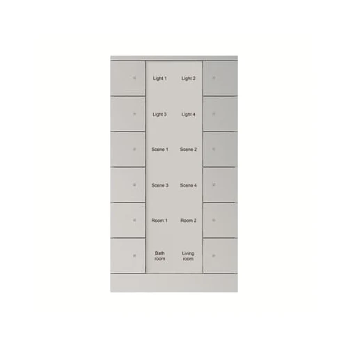 ABB SB/U12.0.1-83 12-fold Control Element (Aluminium Silver)