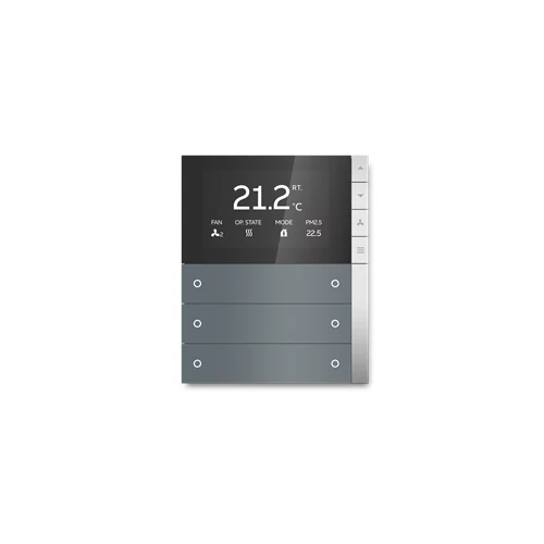 ABB PEBR/U3.0.1-151 KNX 3/6-Fold Control Element with RTC - Matt Platinum