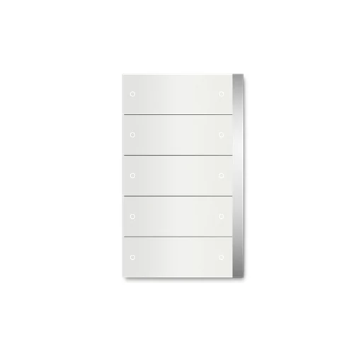 ABB PEB/U5.0.1-001 5/10-Gang Control Element - Matt White