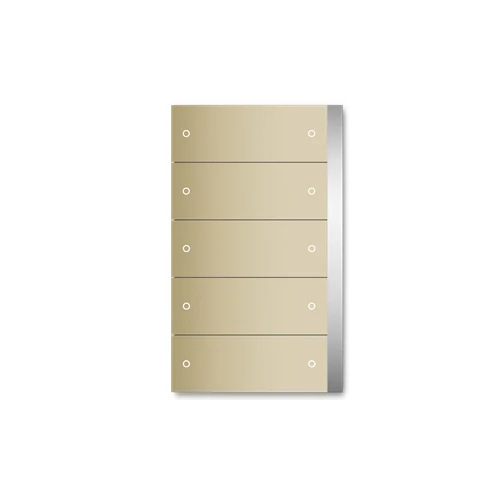 ABB PEB/U5.0.1-411 KNX Panel (5/10F, Matt Champagne Gold)