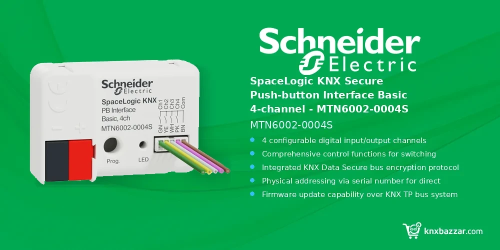 Schneider SpaceLogic KNX Secure MTN6002-0004S