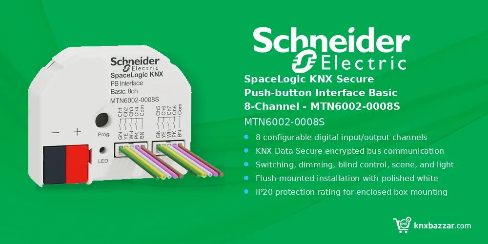 Schneider MTN6002-0008S KNX push-button interface