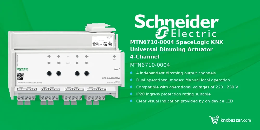 Schneider MTN6710-0004 KNX dimming actuator