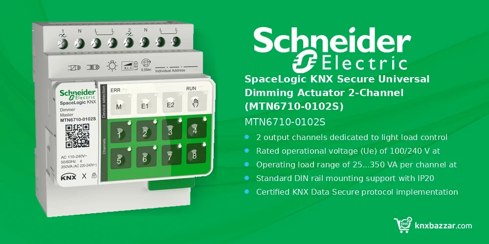Schneider MTN6710-0102S KNX dimming actuator