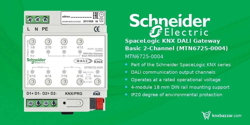 Schneider KNX DALI Gateway MTN6725-0004