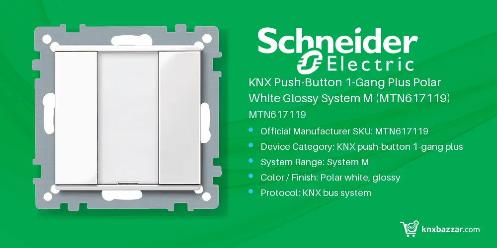 Schneider MTN617119 KNX push-button