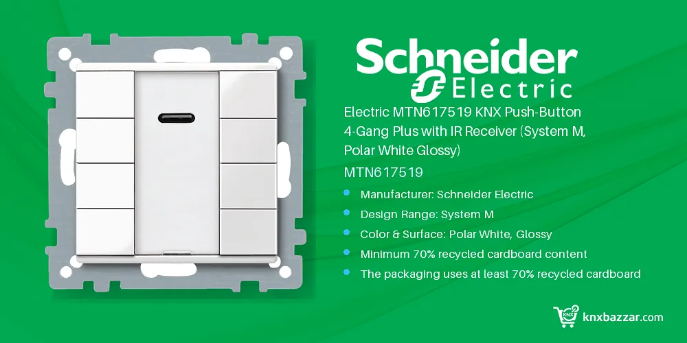 Schneider MTN617519 KNX push-button