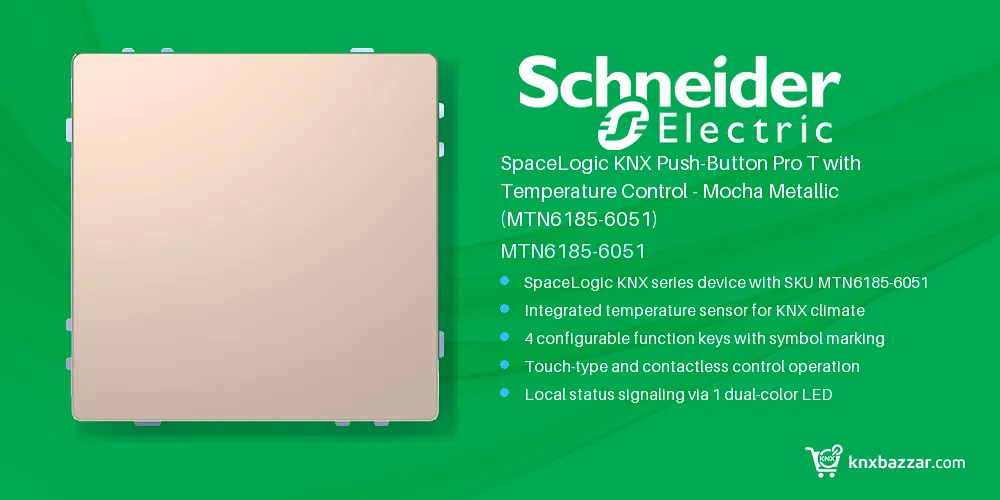 Schneider KNX Push-Button Pro T MTN6185-6051