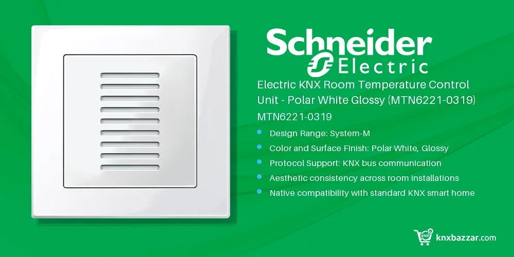 Schneider KNX Room Temperature Control Unit MTN6221-0319