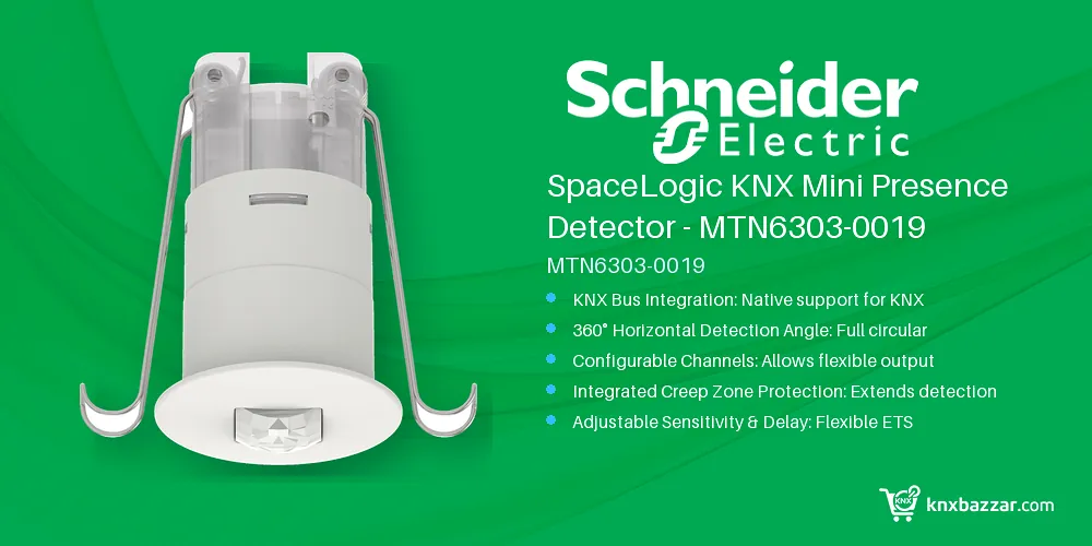 Schneider SpaceLogic KNX Mini Presence Detector MTN6303-0019