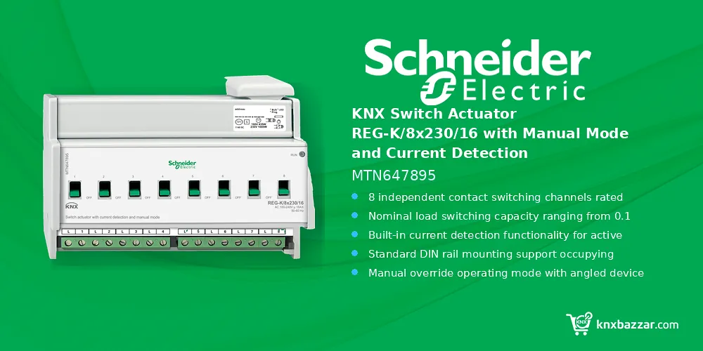 Schneider MTN647895 KNX Switch Actuator