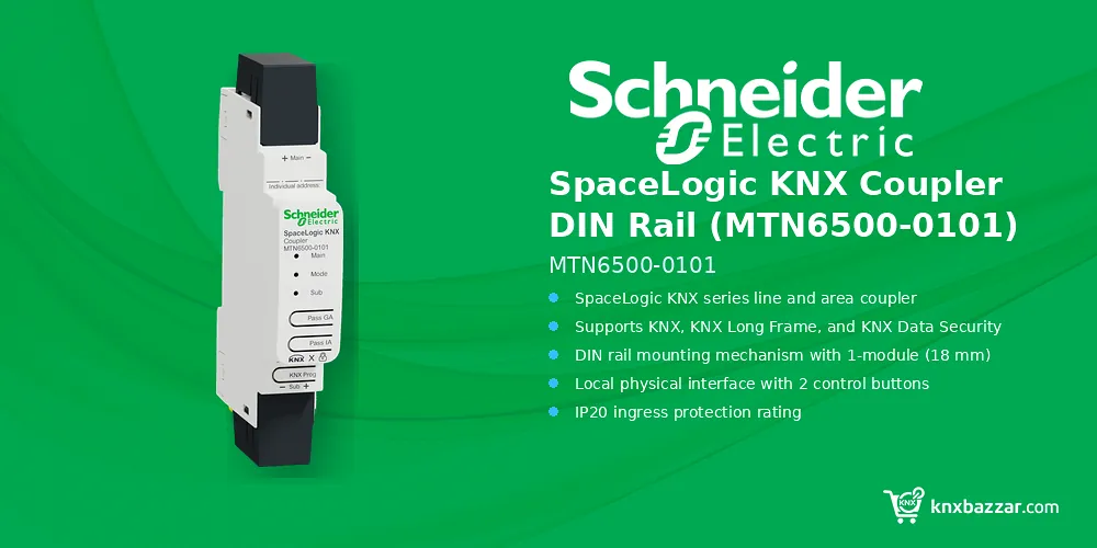 Schneider SpaceLogic KNX Coupler MTN6500-0101
