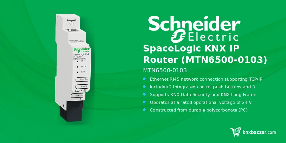 Schneider SpaceLogic KNX IP Router MTN6500-0103