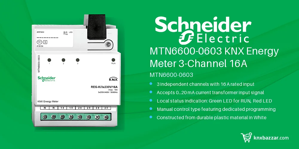 Schneider MTN6600-0603 KNX energy meter