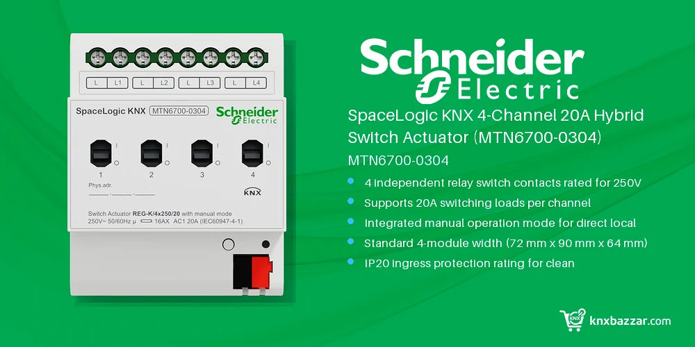 Schneider MTN6700-0304 KNX actuator
