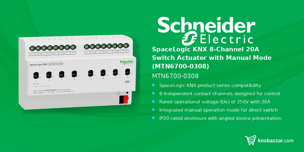 Schneider MTN6700-0308 KNX actuator