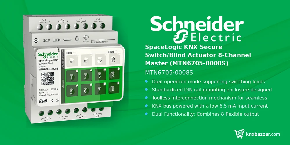 Schneider MTN6705-0008S KNX Actuator