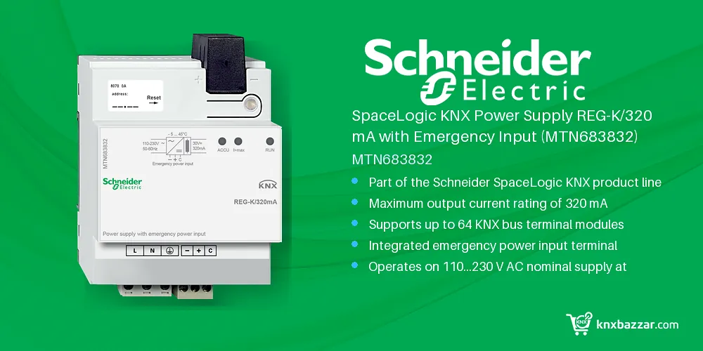 Schneider KNX 320mA Power Supply MTN683832