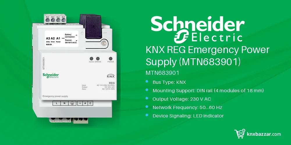 Schneider MTN683901 KNX emergency power supply